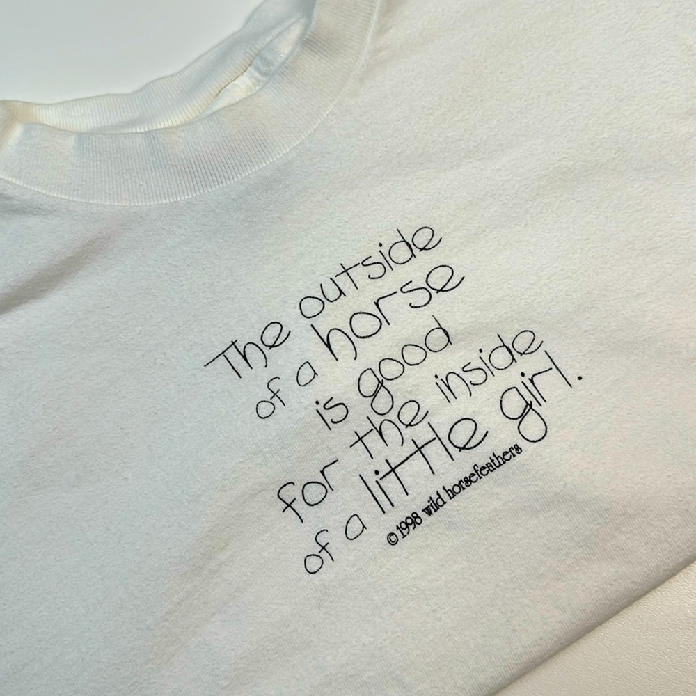 1998 wild horsefeathers Vintage tee